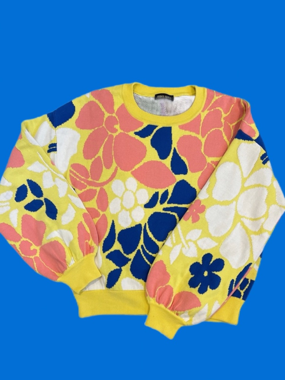 STINE GOYA Multicolor Knit Fabric Sweater. EXCELLENT CONDITION
